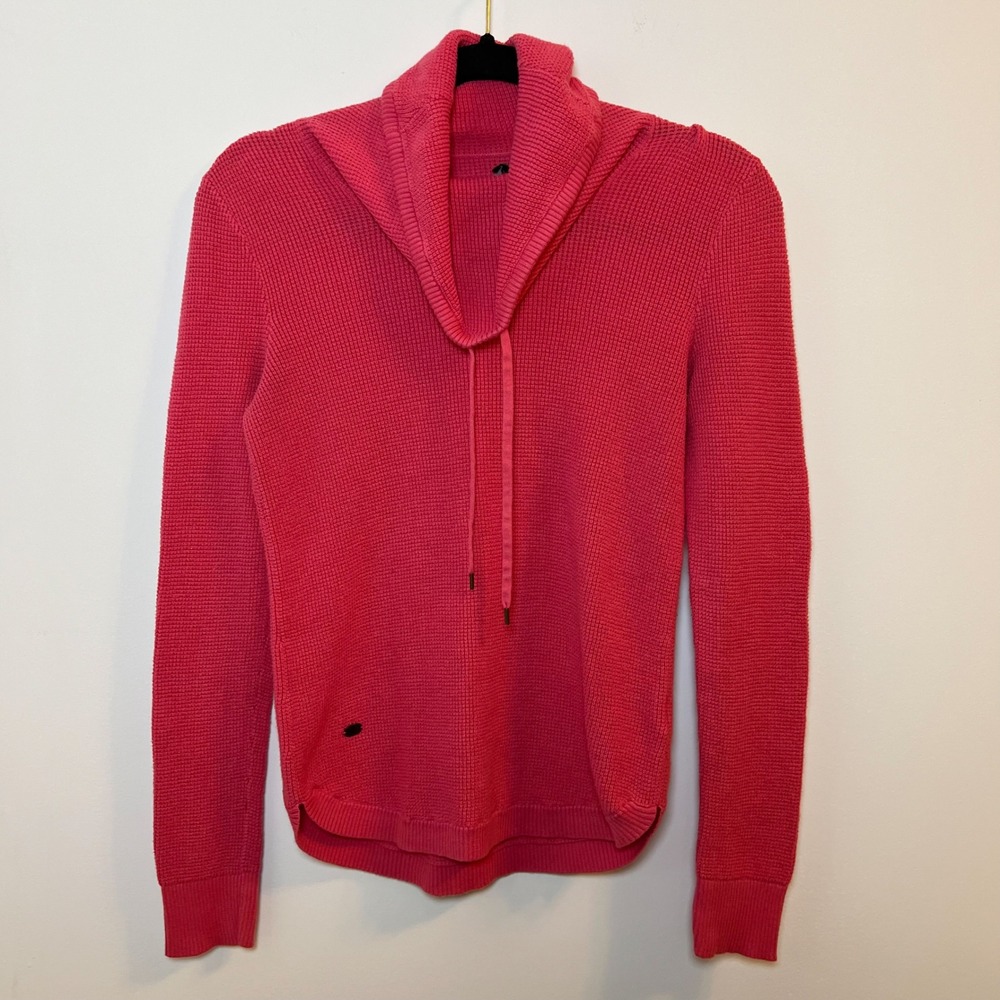 Lauren Ralph Lauren Pink Cowl Neck Knit Sweater Women's Size Small - Picture 8 of 8